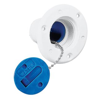 Tappi imbarco in Ottone, Nylon TAPPO NYLON BIANCO WATER Ø MM.40 Nuova Rade (acq.min. unità)