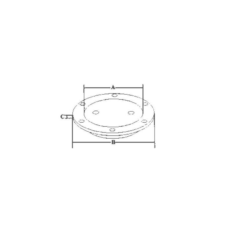 Tappi Ispezione TAPPO INOX 316 Ø MM.146 Marine Town (acq.min. unità) - immagine 3