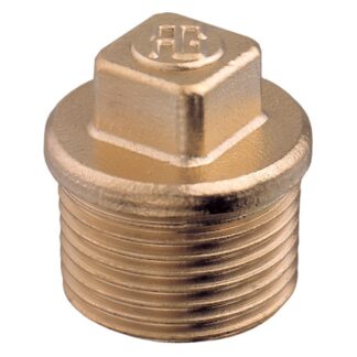 Raccorderia in Ottone TAPPO MASCHIO DA 2'1/2 Guidi (acq.min. unità)