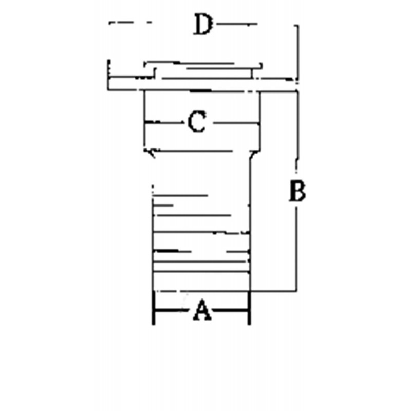 Tappi imbarco in Acciaio Inox TAPPO INOX 316 FUEL Ø MM.50 Marine Town (acq.min. unità) - immagine 2