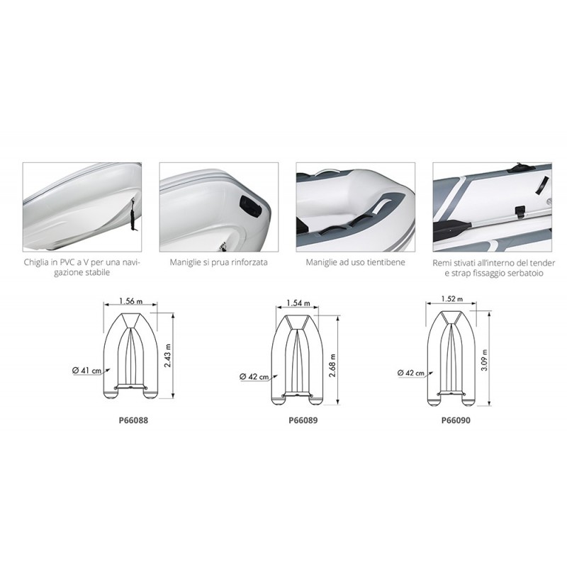 Tender TENDER YACHT PRI270V Plastimo (acq.min. unità) - immagine 2
