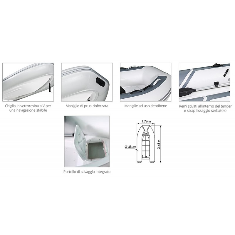 Tender TENDER YACHT PRI270V Plastimo (acq.min. unità) - immagine 3