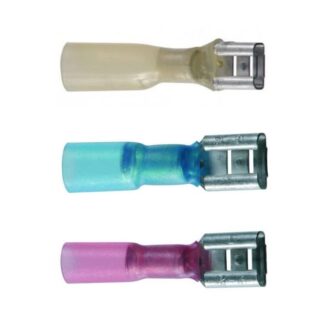 Faston, Capicorda, Terminali TERMINALE FEMMINA TERMO GIALLO 100P Crosseven (acq.min. unità)