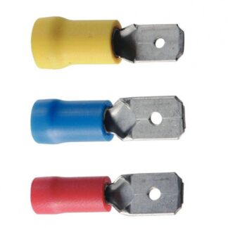 Faston, Capicorda, Terminali TERMINALE MASCHIO MM 6,3 GIALL 100P Crosseven (acq.min. unità)