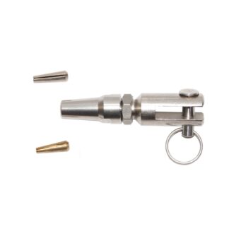 Cavo Inox,Terminali Rapidi TERMINALE RAPIDO A FORCELLA Ø MM.8 Mavi Mare (acq.min. unità)