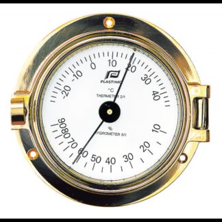 Ottone Lucido THERMO-IGROMETRO 3" Plastimo (acq.min. unità)
