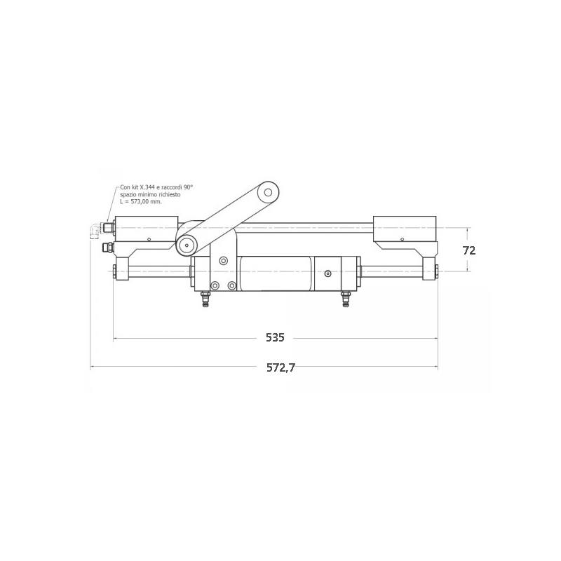 Timonerie Idrauliche Mavimare TIMONERIA IDR. GF300BHD UNIVERSALE Mavi Mare (acq.min. unità) - immagine 2