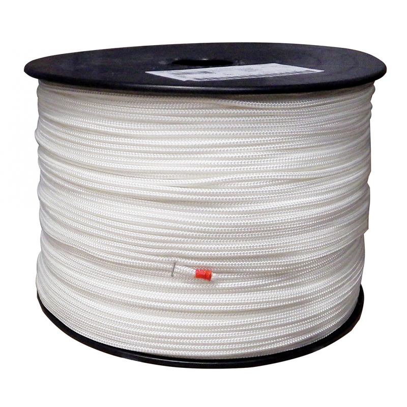 Trecce Varie e Moschettoni Nylon TRECCIA A.T. BIANCA Ø MM 4 MT 500 MONTEISOLA (acq.min. unità)