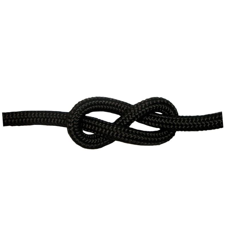 Cime da Ormeggio TRECCIA NERA Ø MM.12 MT 200 CAVALIERI (acq.min. unità)