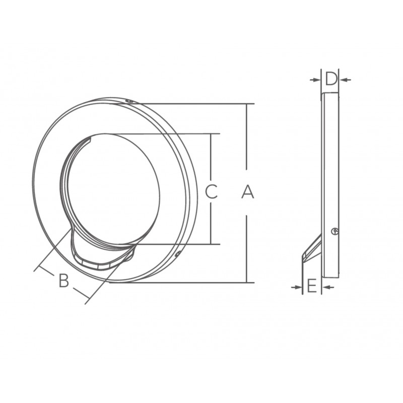 Scarichi e Ombrinali in Ottone-Inox VALVOLA NON RITORNO CON COPERTURA Marine Town (acq.min. unità) - immagine 2