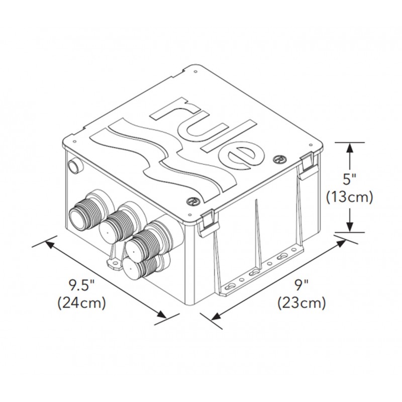 Pompe Rule POZZETTO DOCCIA 1100GPH 12V Rule (acq.min. unità) - immagine 2