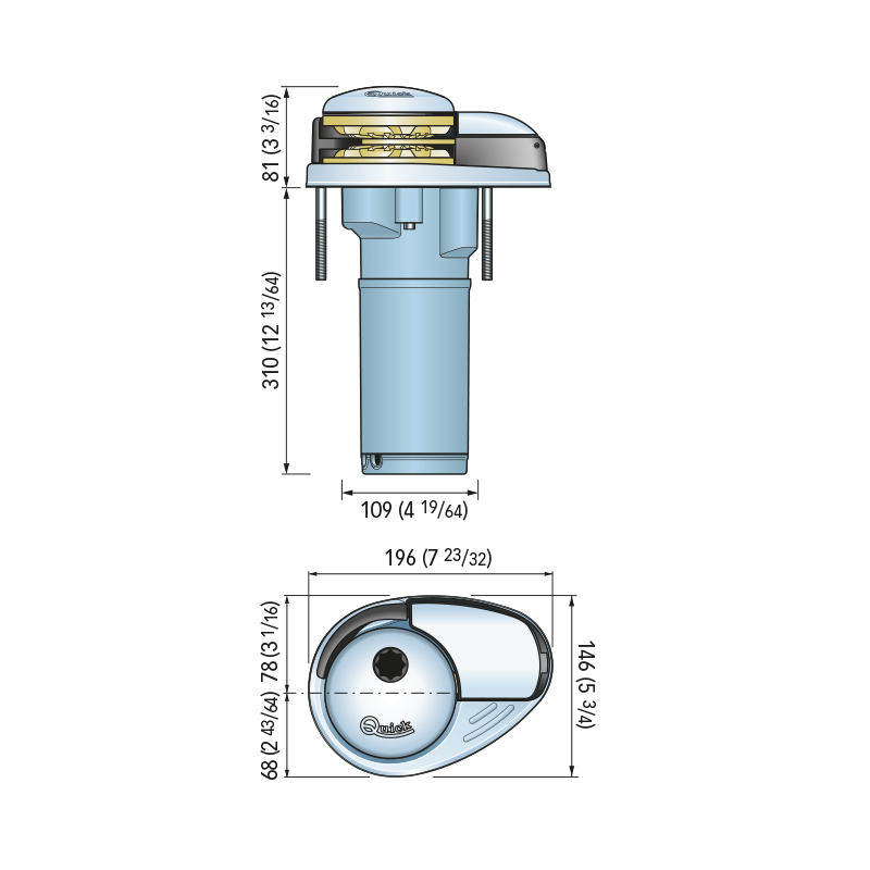 Verricelli Quick DP2L 700 12V 350W B.7 1/4 Quick (acq.min. unità) - immagine 2