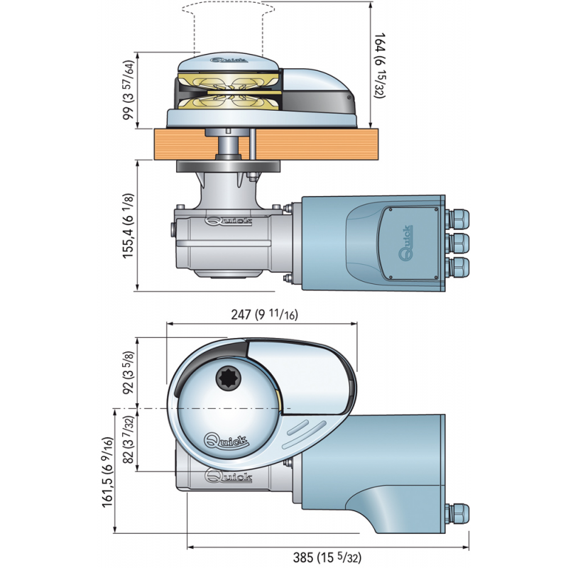 Verricelli Quick DP3 C/CAMPANA 1500W 12V B.8 Quick (acq.min. unità) - immagine 2
