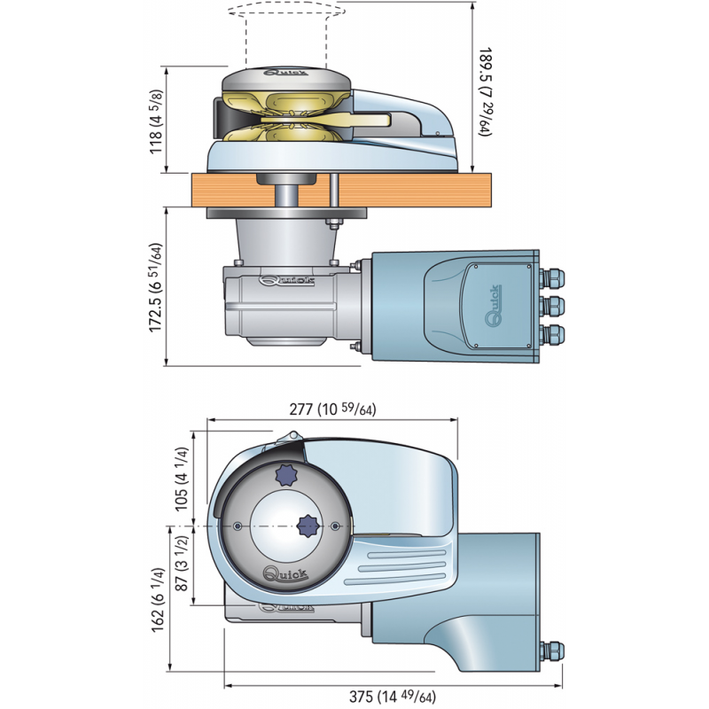 Verricelli Quick DYLAN C/CAMPANA 1700W 12V B.12 Quick (acq.min. unità) - immagine 2
