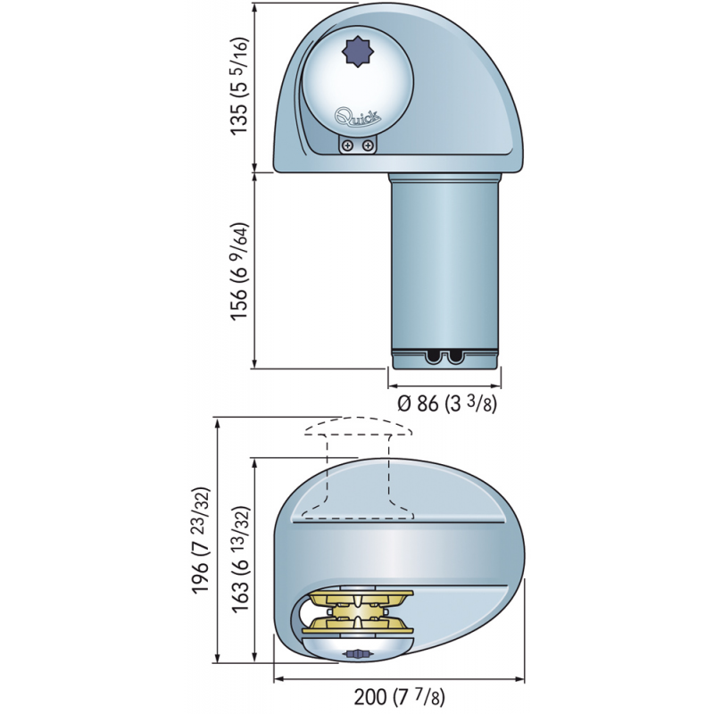 Verricelli Quick EAGLE S/CAMPANA 500W 12V B.6 Quick (acq.min. unità) - immagine 2