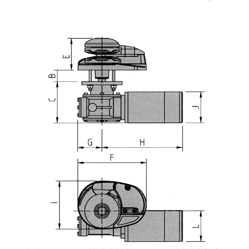 Verricelli Lofrans' X1 ALLUMINIO 500W 12V. Ø mm.6 Lofrans (acq.min. unità) - immagine 2