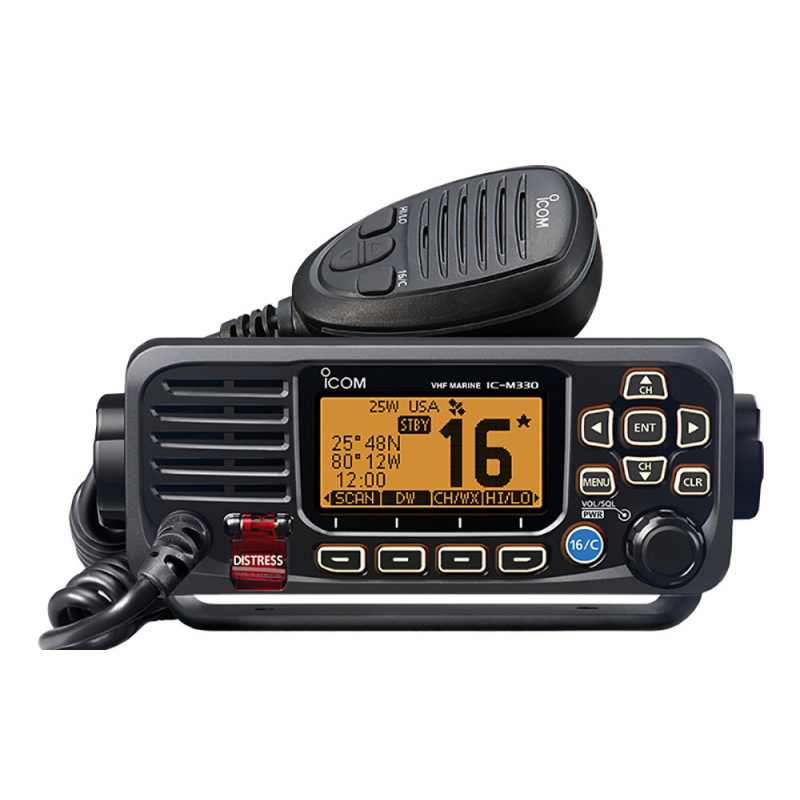 Vhf Fissi VHF IC-M330GE NERO CON GPS (acq.min. unità)