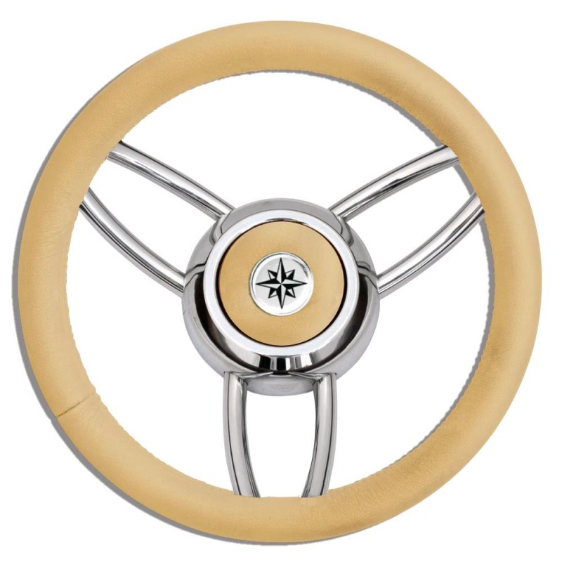 Ruote Timoni e Volanti RUOTA TIMONE T26 BEIGE Ø MM.350 Savoretti (acq.min. unità)