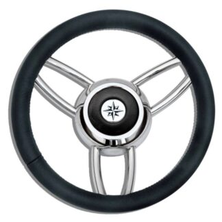 Ruote Timoni e Volanti RUOTA TIMONE T26 NERO Ø MM.350 Savoretti (acq.min. unità)