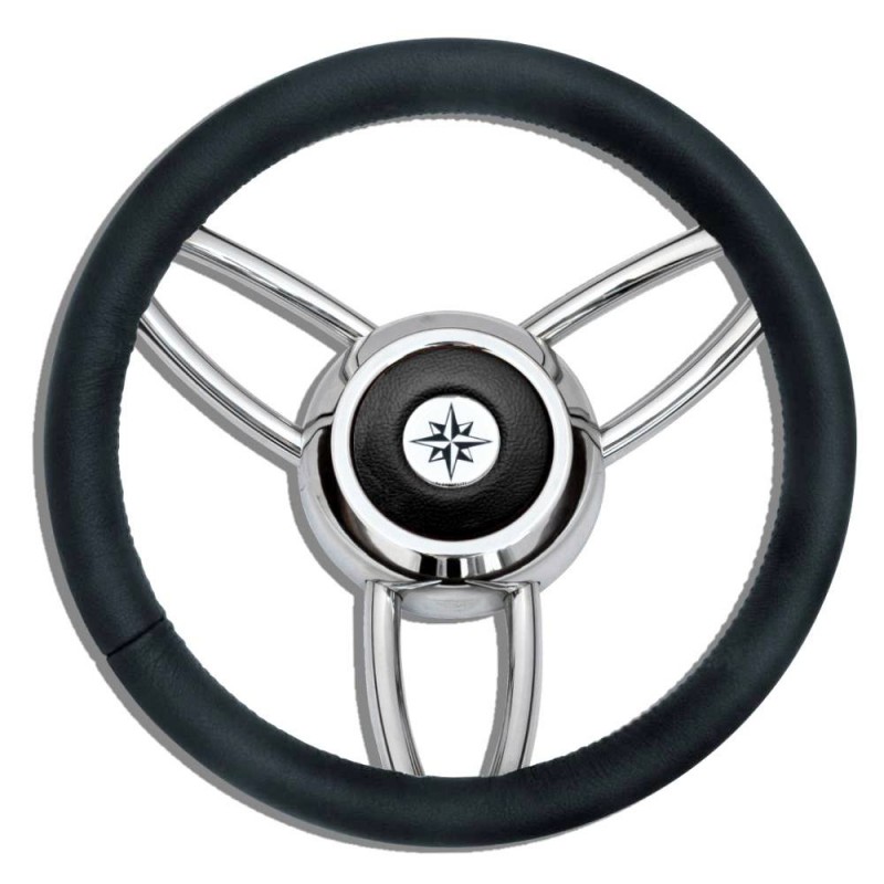 Ruote Timoni e Volanti RUOTA TIMONE T26 NERO Ø MM.350 Savoretti (acq.min. unità)