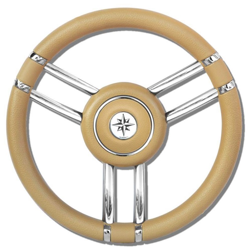 Ruote Timoni e Volanti RUOTA TIMONE T27 BEIGE Ø MM.350 Savoretti (acq.min. unità)