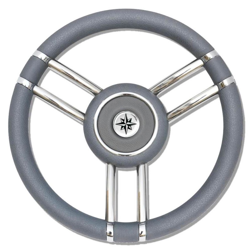 Ruote Timoni e Volanti RUOTA TIMONE T27 GRIGIO Ø MM.350 Savoretti (acq.min. unità)