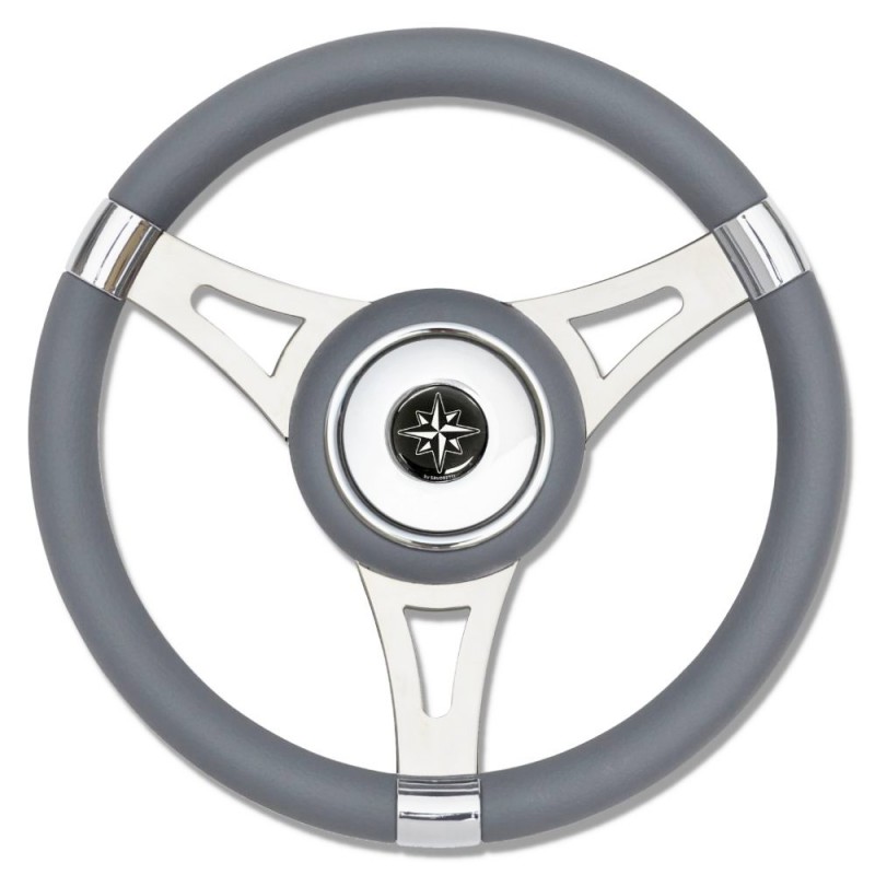 Ruote Timoni e Volanti RUOTA TIMONE T29 GRIGIO Ø MM.350 Savoretti (acq.min. unità)