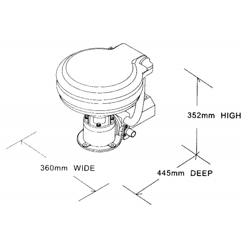 Wc Marini WC ELETTRICO TMC 24V. (acq.min. unità) - immagine 2
