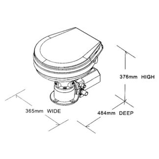Wc Marini WC ELETTRICO TMC 24V. LARGE  (acq.min. unità)