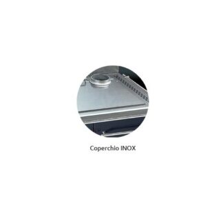 Coperchio cucina gas Coperchio cucina gas Focus Cl 45 Inox (ord.min.1.00 unità)