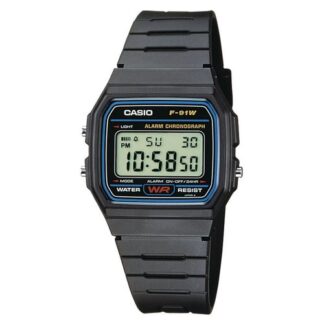 Orologio Casio F 91W 1YEG COLLECTION Men Black Orologio polso (ord.min.1.00unità)