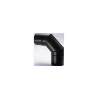 Curva canna fumaria Curva canna fumaria Save Fumisteria PN803M PELLET LINE A 90 Nero opaco (ord.min.1.00 unità)