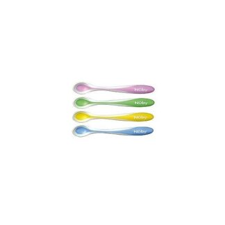 Set posate infanzia Cucchiaini infanzia termosensibili Nuby ID5277 Assortito (ord.min.1.00 unità)