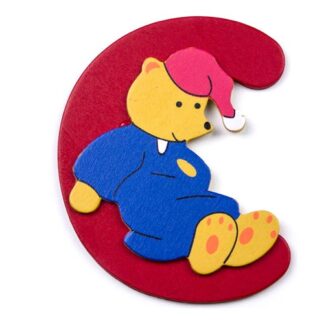Accessorio decorativo Accessorio decorativo Baby Idea 23000933 Lettera C Assortito (ord.min.1.00 unità)