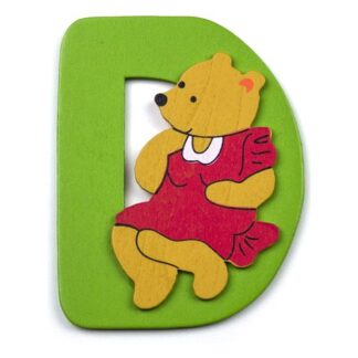 Accessorio decorativo Accessorio decorativo Baby Idea 23000934 Lettera D Assortito (ord.min.1.00 unità)