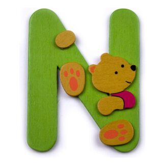 Accessorio decorativo Accessorio decorativo Baby Idea 23000944 Lettera N Assortito (ord.min.1.00 unità)
