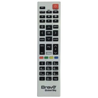 Telecomando decoder Telecomando decoder Bravo 90100910 GLOBAL SKY Silver (ord.min.1.00 unità)