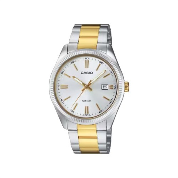 Orologio Casio MTP 1302PSG 7AV COLLECTION Silver e Gold Orologio polso (ord.min.1.00unità)