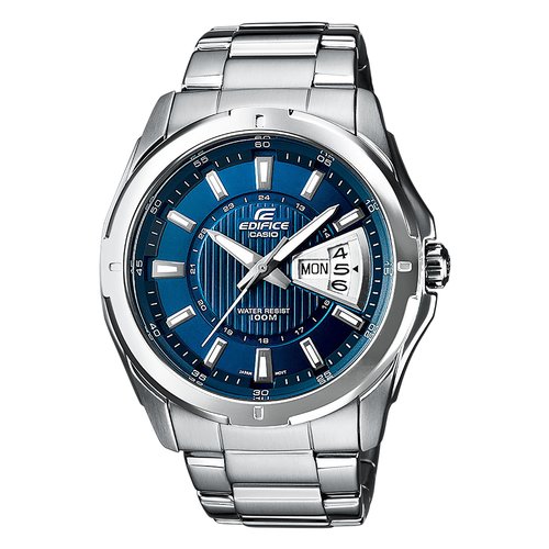 Orologio Casio EF 129D 2AVEF EDIFICE Classic Blue e Silver Orologio polso (ord.min.1.00unità)