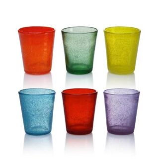 Set bicchieri Set bicchieri Amicasa CE 146 LAURA Colori assortiti (ord.min.1.00 unità)
