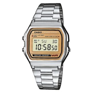 Orologio Casio A158WEA 9EF VINTAGE Iconic Silver e Bronze Orologio polso (ord.min.1.00unità)