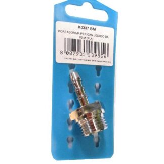 Raccordo gas Raccordo gas Idro Bric K0337BM per tubi 8x13 mm Cromo (ord.min.1.00 unità)