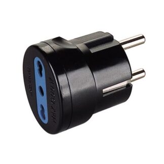 Adattatore presa elettrica Adattatore Scame PP0451 1R Nero (ord.min.1.00 unità)