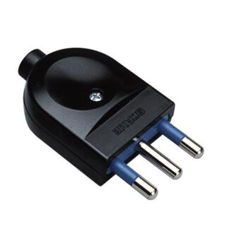 Spina elettrica Spina elettrica Scame PP0461 1R Nero (ord.min.1.00 unità)