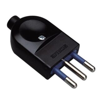 Spina elettrica Spina elettrica Scame PP0457 1R Nero (ord.min.1.00 unità)