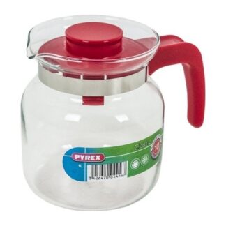 Caraffa Caraffa Pyrex 711A200 5646 CLASSIC con coperchio Rosso (ord.min.1.00 unità)