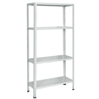 Scaffale in kit Scaffale Bizzotto Scaffalature E550B MINIEURO Bianco Ral 9003 (ord.min.1.00 unità)