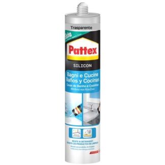 Silicone acetico Silicone acetico Pattex 3032786 Bagni e cucine Eco Cart Trasparente (ord.min.1.00 unità)