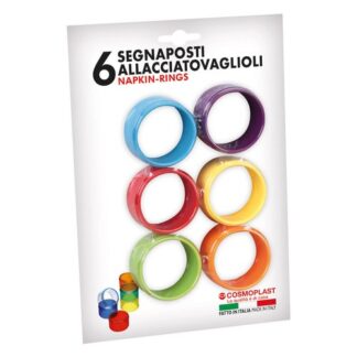 Set anelli tovaglioli Set anelli tovaglioli Cosmoplast Colori assortiti (ord.min.1.00 unità)