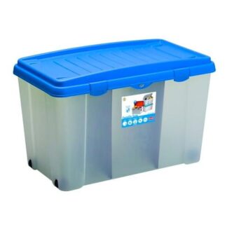 Contenitore salvaspazio Contenitore Stefanplast 13400 FAMILY BOX con coperchio Trasparente azz (ord.min.1.00 unità)